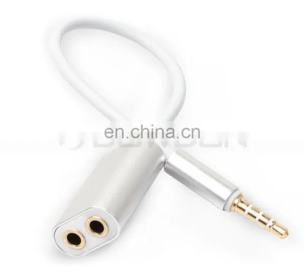3.5mm AUX Audio Splitter Cable Earphone Headphone Adapter Male to Female photo-6