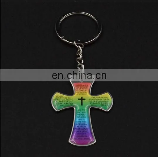 High Quality Metal Cross Keychain photo-3