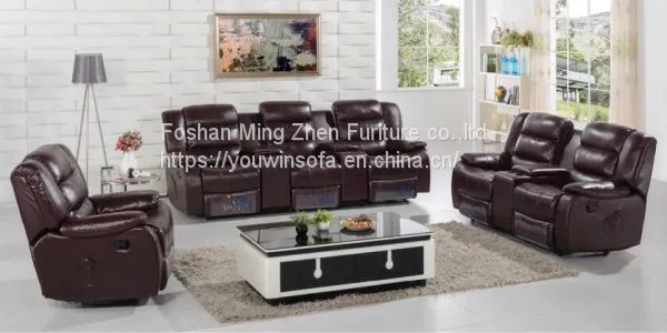 Supply Home Theater Sofa With Electric Recliners photo-4