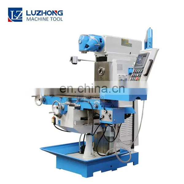 X6432 X6436 Universal DRO Gear Swivel Head Milling Machine With Totary Table