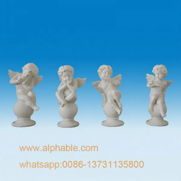 Supply Hand Carved Stone Angel Statues photo-4