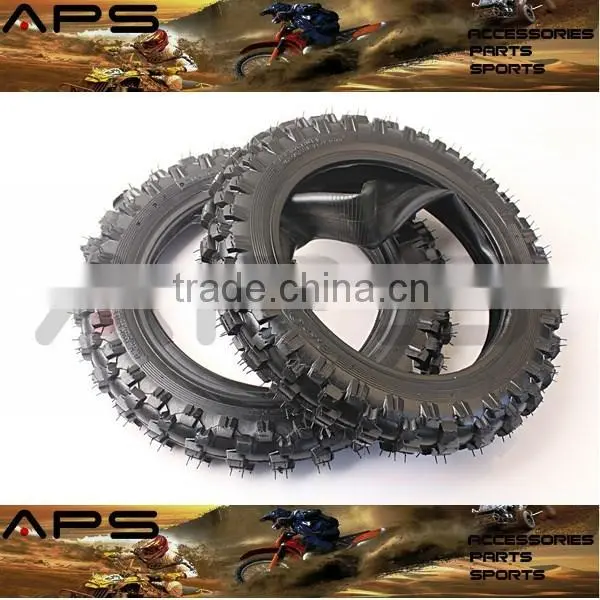 Motorcycle 2.50-10 Off-Road Bike Tire for YAMAHA PW50 PY50 PV50 With Tube