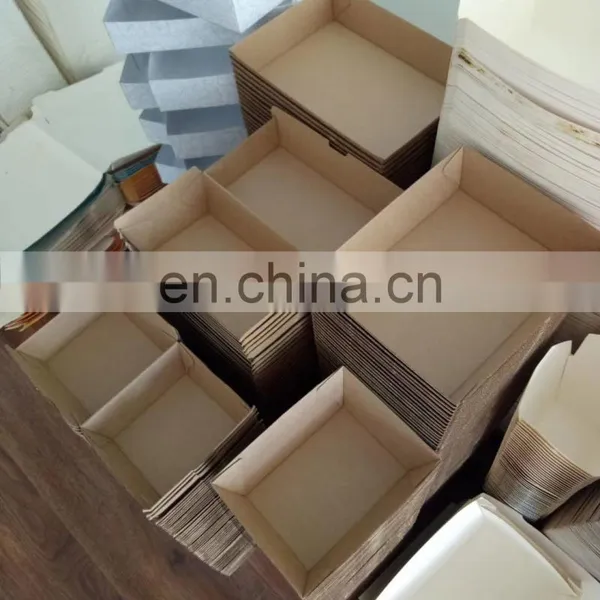 Xuanhai ZF800/1200 Auto Gluing Paper Take Away Fast Food Box Making Machine Price in Ruian China photo-4