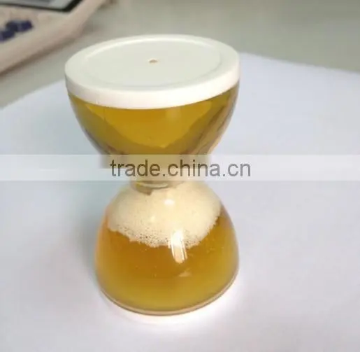 Custom Mini Oil Hourglass , Unique Liquid Hourglass Timer, Gel Table Clock photo-3