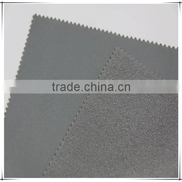 100%Polyester Pu Coating Fabric Thick Suede Fabric photo-2