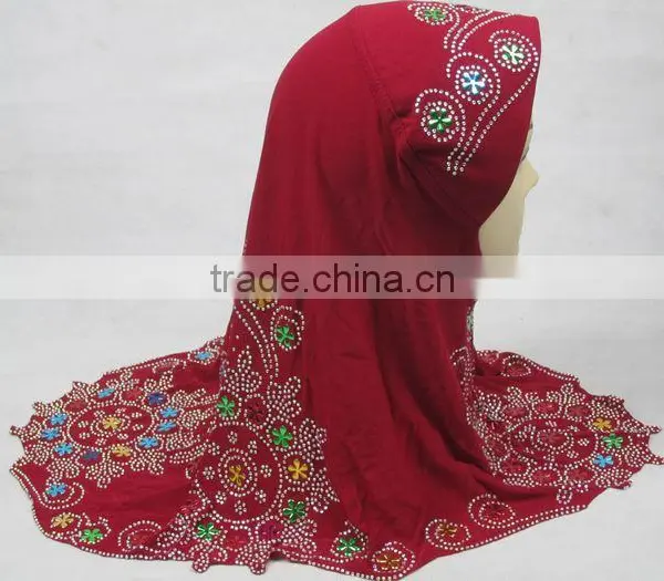 A525 Polyester Beautiful Muslim Hijab photo-6