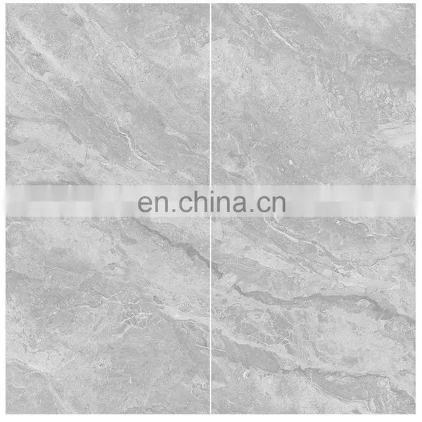 Continuous Pattern 800x800 Grey High Glossy Marble Polished Floor Tilescheap Price JM88376D photo-2