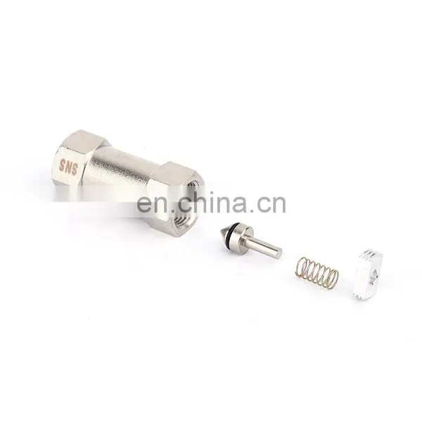 SNS CV Series One Way Nickel-Plated Brass Check Valve Non Return Valve photo-2