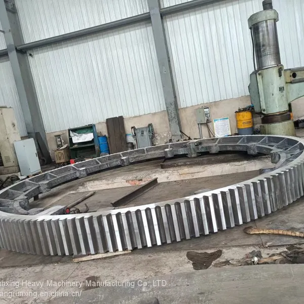 Supply Ring Girth Gear Pinion Spare Parts of Rotary Kiln Plant photo-5