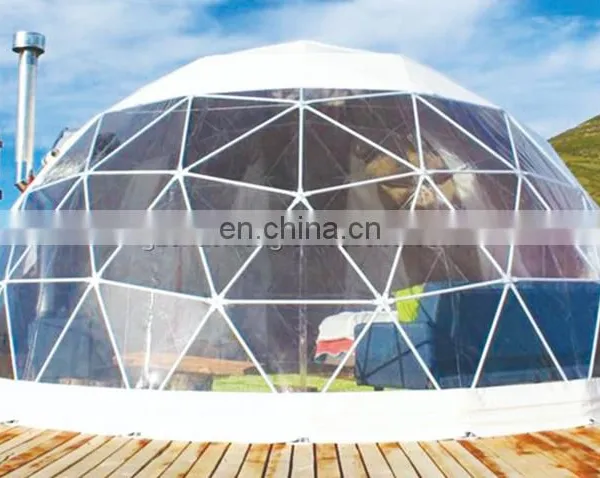 10m Geodesic Dome Tent Inflatable Dome Canvas Camping Tent For Sale photo-5
