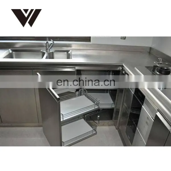 Commercial Stainless Steel 304 Modular Kitchen Cabinets photo-5
