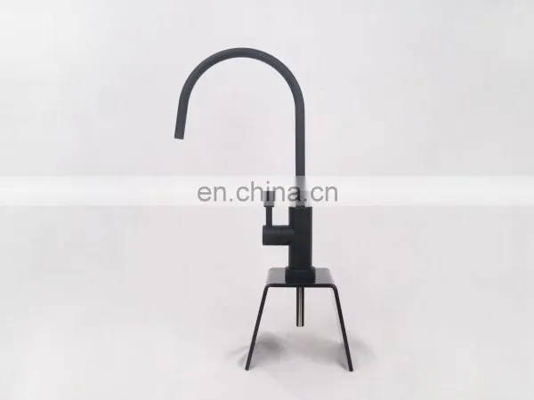 America Type Lead-free Faucet Single Inlet Faucet Modern Matte Black Drinking Water Faucet photo-2