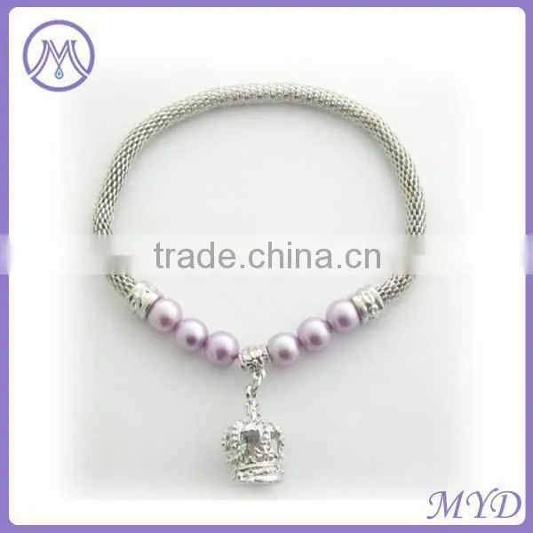 Customized Crown Pearl Pet Pendant Necklace for Dog Cat photo-3