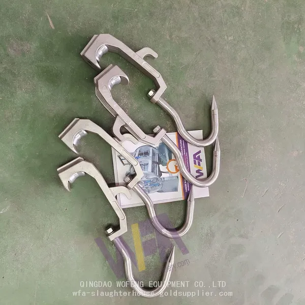 Suitable For Slaughtering Equipment Stainless Steel Pulley Hooks Livestock Abattoir Slaughterhouse photo-3