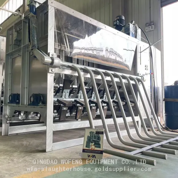 Automatic Abattoir Slaughterhouse Hydraulic De-hairing Machine For Butcher Equipment photo-3