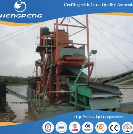 Robust Engineering China Chain Bucket Gold Mining Dredger for Mining Efficiency photo-3