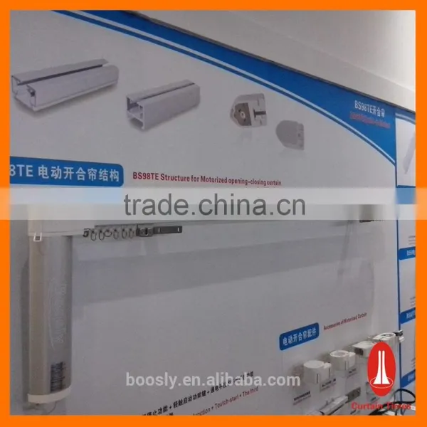 BS68TE Motorized Curtain Track Specially For Hotels and Villa photo-3