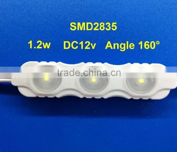 High Brightness 3 Chips SMD 5050/5630/5730/2835/3535 LED Module With Optical Lens photo-2
