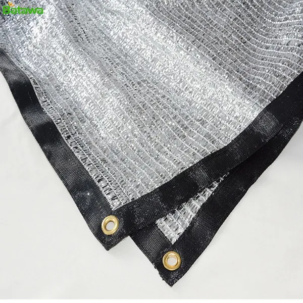 Aluminum Shade Net 85% Shading Silver Aluminum Mesh Plant Covering Summer Shading Cover for Car photo-4