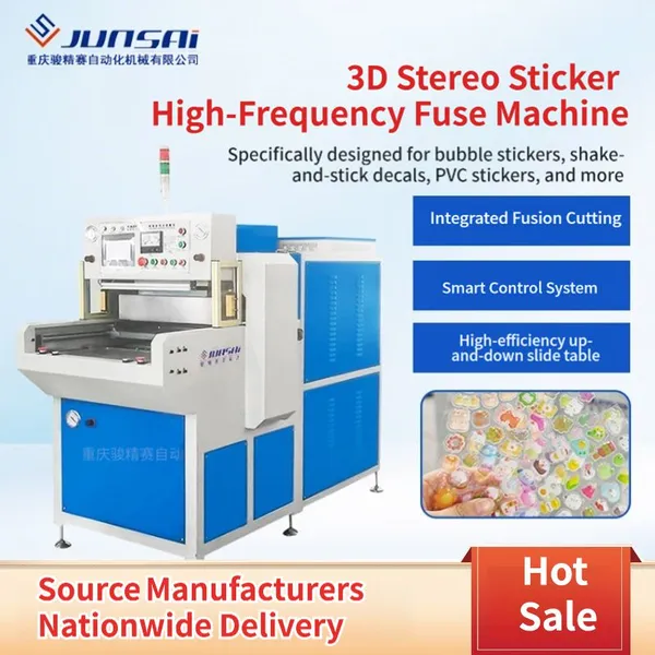 15KW 3D Stereo StickerHigh-Frequency Fuse Machine