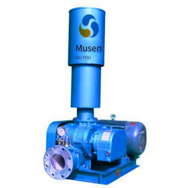 Sewage Treatment Aeration Roots Blower, Made of Cast Steel, With Pure Copper Motor, for Dust Removal and Conveying Pressurization photo-3