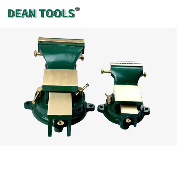 Non-Sparking Parallel Vice, Parallel Bench Vice With Pipe Jaws, Safety Tools, Aluminum Bronze Tools