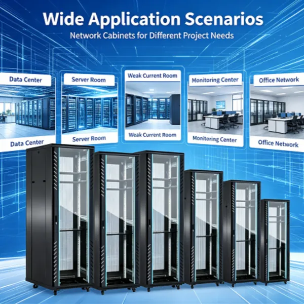 19 Inch Wall Mount Network Cabinet, 4U 6U 9U 12U Flat Pack Server Rack, SPCC Steel Network Rack for Communication Equipment