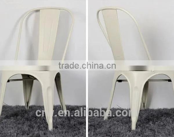 MCH-1508-10 Wooden Seat Cafe Chairs Metal Stackable Metal Tolis Chair photo-6