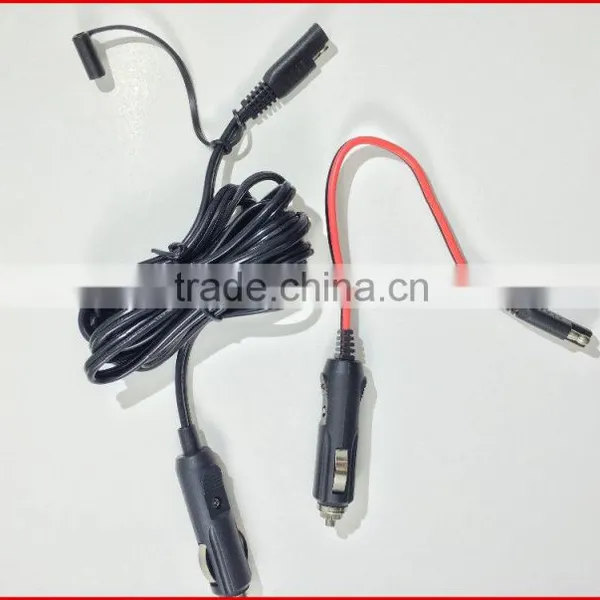 NEW Double Male Plug Pigtail Cigarette Plug With 18AWG 2C 105c300V Power Cable Assembly photo-2