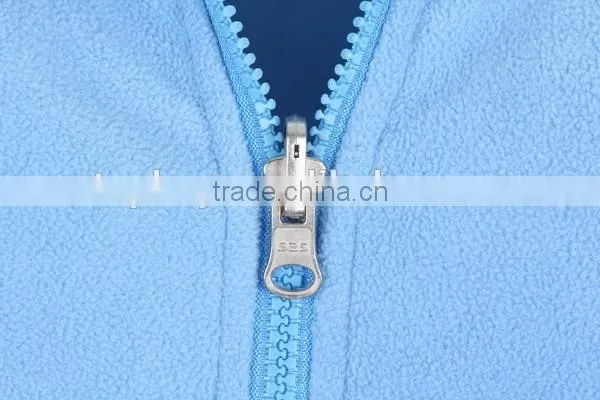 Boy's Low Price Blue Stock Polar Fleece Jacket With High Quality photo-3