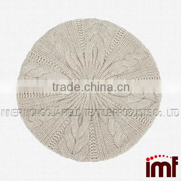 Solid Cashmere Beret,100% Pure Cashmere Beret, Cashmere Hat photo-3