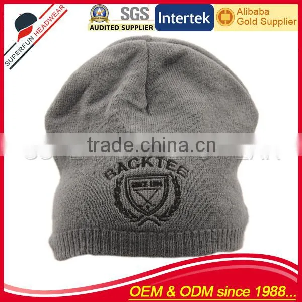 Softtextile Flat Embroidery Knitting Cap Helmet