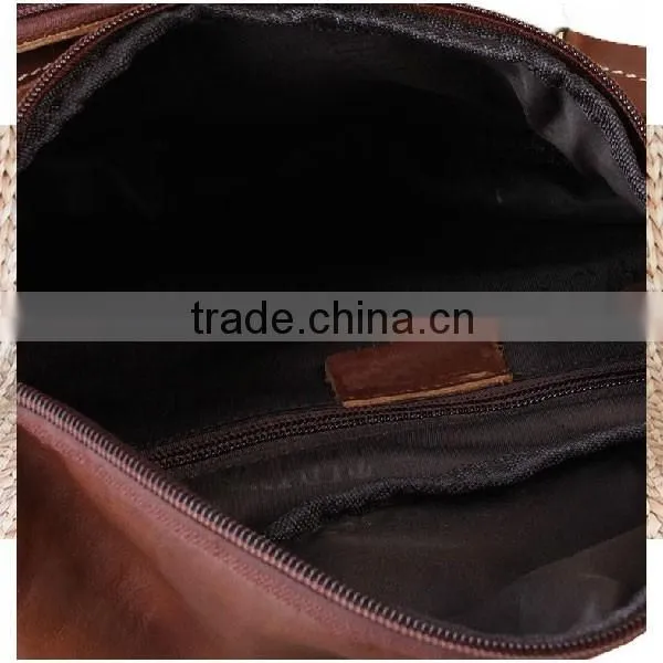 Men Genuine Leather Chest Pack Bag Toiletry Bag Men Best Men Waitst Bag Hobo Bag photo-4