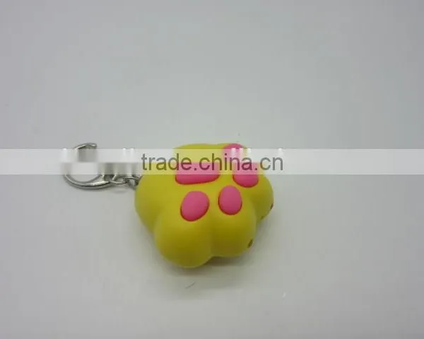 Hot Sell Plastic LED Flashing and Sound Keychain photo-5