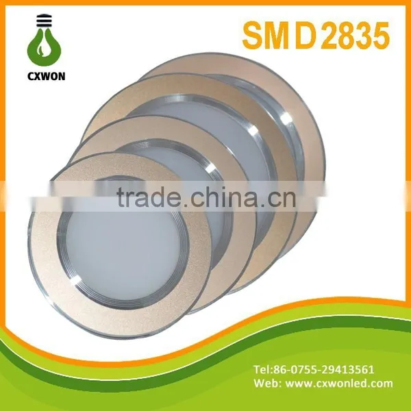 Special Design Golden Shell Led Downlight 12w Smd Samsung Chip Down Lamp 85-265v Ceiling Light Design With CE RohS photo-2
