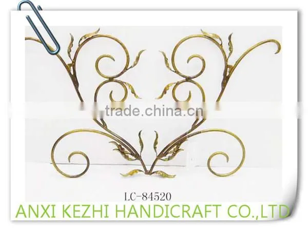 LC-84330 Vintage Home Hanging Metal Triangle Wrought Iron Wall Decor photo-2