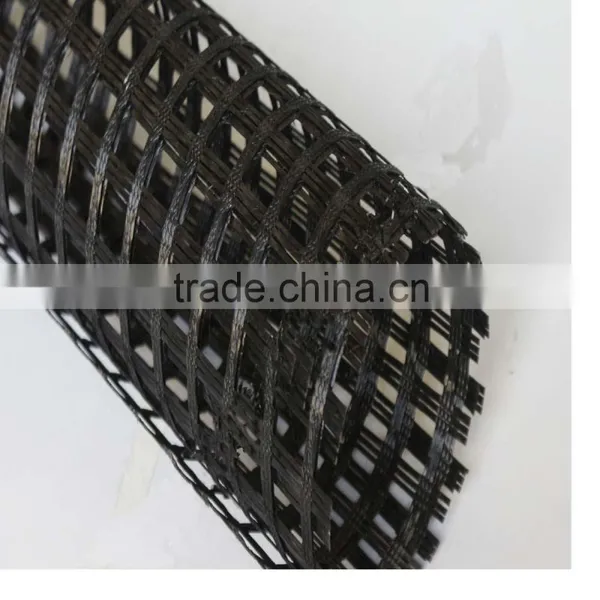 200-30KN/M High Quality Best Price Black Polyester Geogrid photo-5