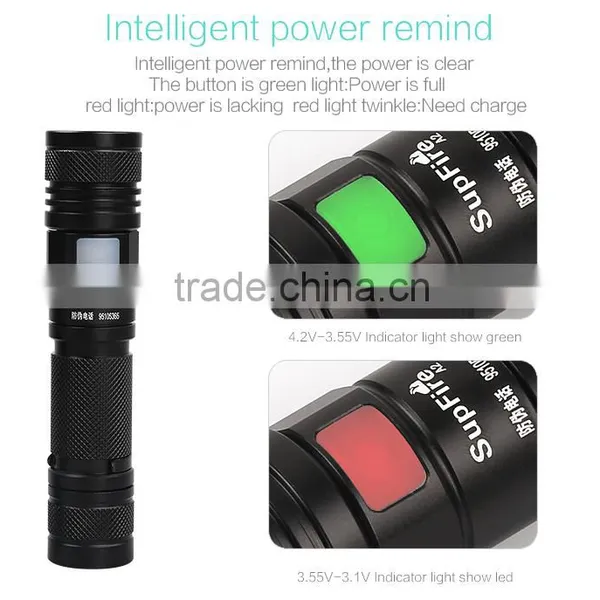 Attractive Multi Function Waterproof Rechargeable USB Flashlight photo-4