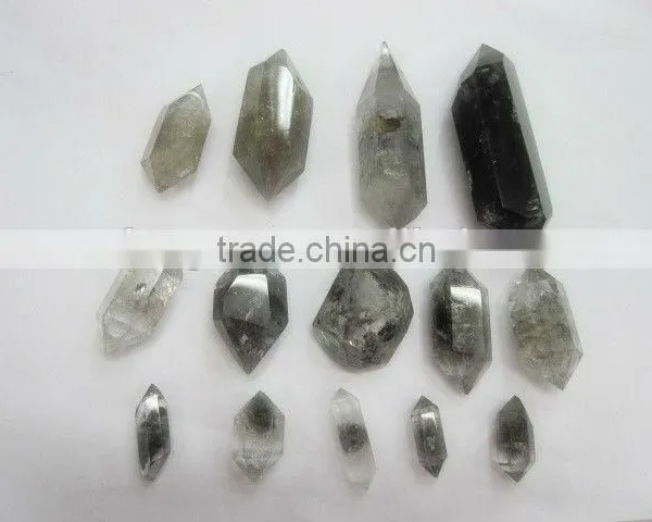 Wholes 100% Natural Polished Ghost Crystal Phantom Quartz photo-2