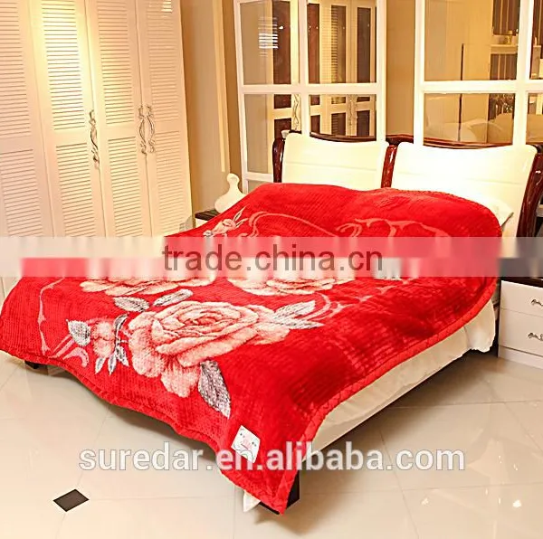 Super Soft Korean Mink Blanket Raschel Blanket photo-2
