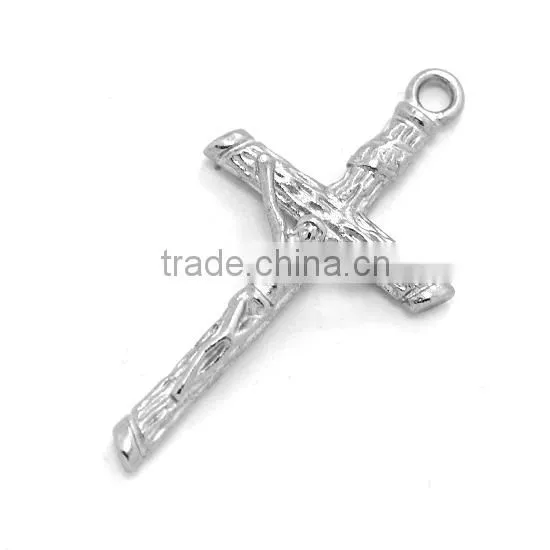 Cross Pendant St. Benedict Crucifix Stainless Steel 3D Jesus Christians Style Jewelry True Religious