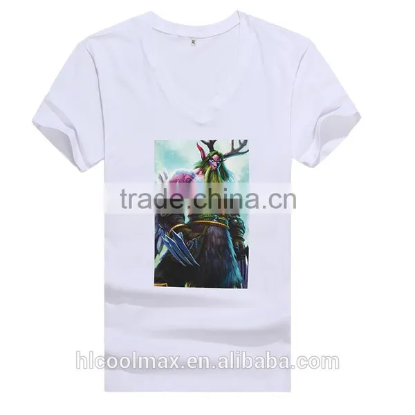 Wholesale China Import Cheap Printed Plain White 3D 1 Euro Dri Fit V Neck Men Fashion Design T Shirts photo-3