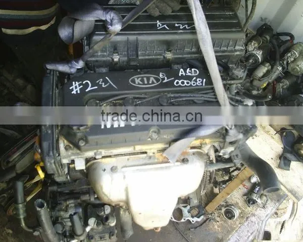 USED ENGINE GASOLINE A5D EURO-3-4 ASSY-SUB COMPLETE SET FOR KIA VEHICLES 2000-2005 MNR