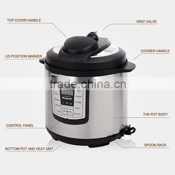 Midea electric pressure cooker intelligent reservation electric pressure cooker easy cleaning 110V or 220V pressure cooker