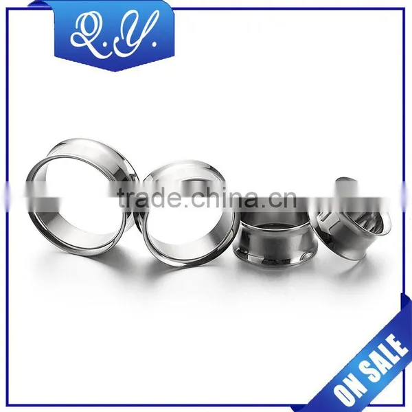 Universal Plug Round Shape Stainless Steel Plug Ear Stretcher Custom Body Piercing Jewelry photo-2
