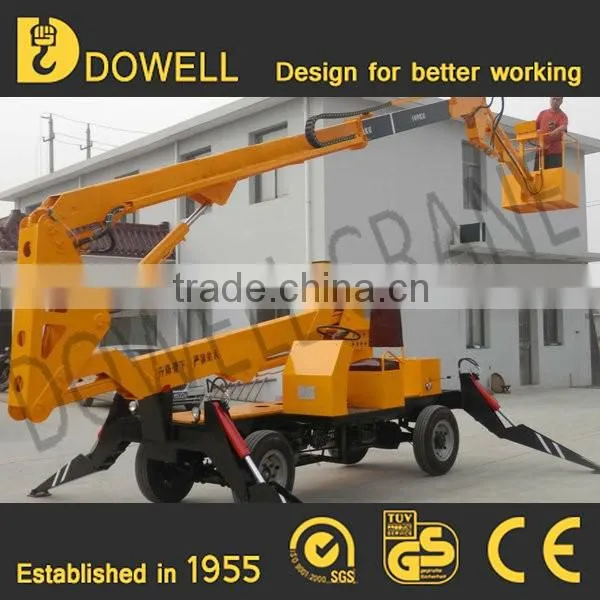 Articulated Towable Boom Lift 6-17m Cherry Picker Man Lift for Sale photo-2