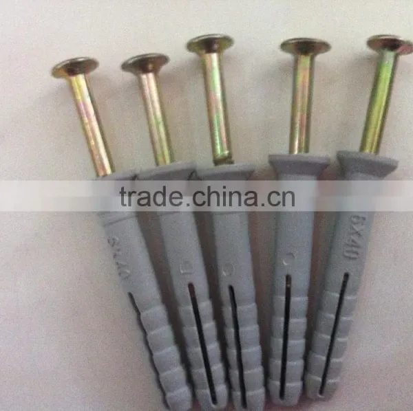 Nylon Hammer Fixing Anchors With Nail Screw photo-2