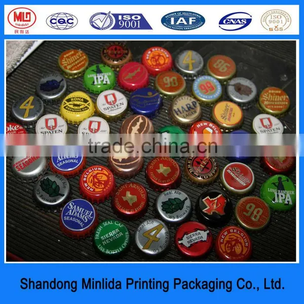 Wholesale Custom Logo Strict Quality Control Beer Bottle Caps