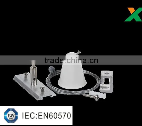 Single Phase 2 Wires Track Suspension Gears Light Fixture Parts photo-2