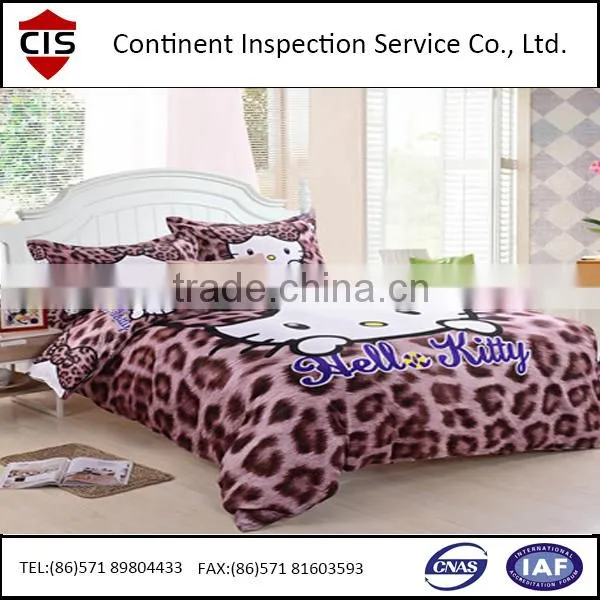 Polyester Cotton High Quality Latest Design Bed Sheet Set,bedding Sets,duvet Vover,softline Inspection,fabric Check,QC/QA photo-3